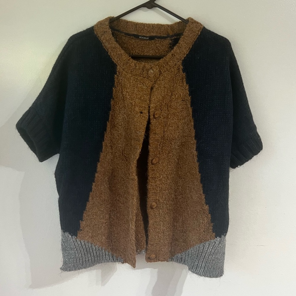 Color Block Comfy Cardigan by Kookai